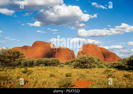 Kata Tjuta Red Centre. Territorio del Nord, l'Australia Foto Stock