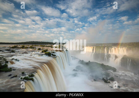 Cascate Iguacu, Stato di Parana, Brasile Foto Stock