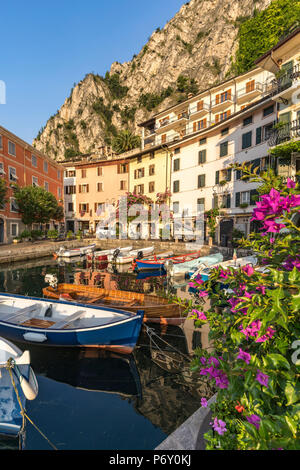 L'Italia. Lombardia. Brescia distretto. Il lago di Garda. Limone sul Garda. Foto Stock
