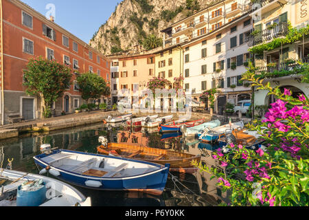 L'Italia. Lombardia. Brescia distretto. Il lago di Garda. Limone sul Garda. Foto Stock