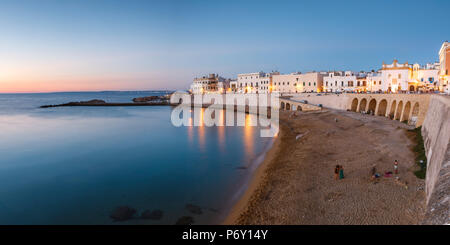 Spiaggia di PuritÃ, Gallipoli, salento Puglia, Italia Foto Stock