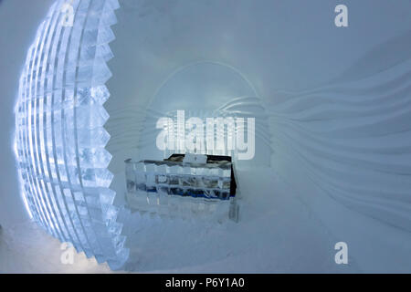 Icehotel in jukkasjarviç. Kiruna. Lapponia.Svezia Foto Stock