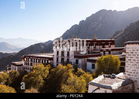 Monastero di Drepung, Lhasa, in Tibet, in Cina Foto Stock