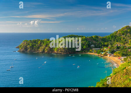 Caraibi, Trinidad e Tobago, Tobago, Castara Bay, Castara Foto Stock