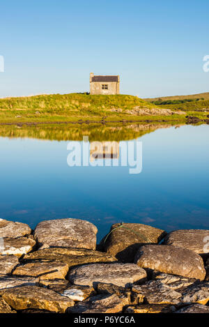 Connemara, nella contea di Galway, Connacht provincia, Repubblica di Irlanda, Europa. Paesaggio di campagna. Foto Stock