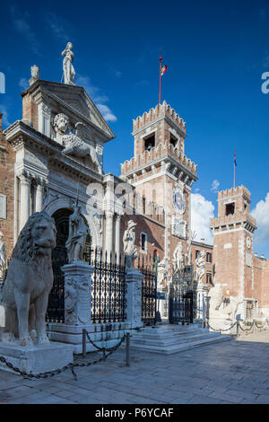 Arsenale, Castelo district, Venezia, Italia Foto Stock