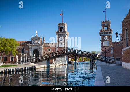 Arsenale, Castelo district, Venezia, Italia Foto Stock