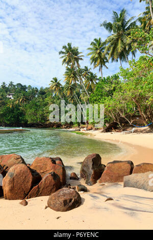 Sri Lanka, South Coast, Mirissa, Spiaggia Foto Stock
