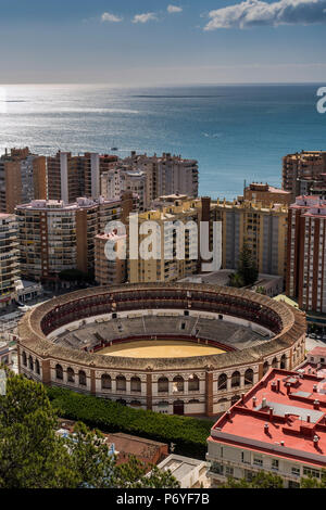 La Malagueta bullring, Malaga, Andalusia, Spagna Foto Stock