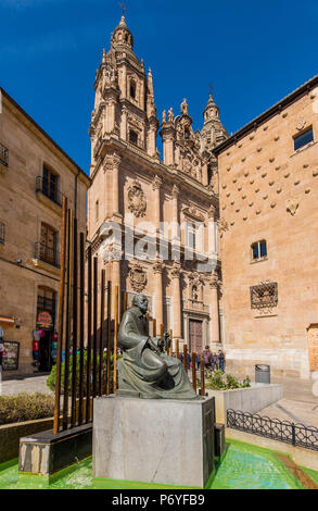 La chiesa Clerecia, Salamanca Castiglia e Leon, Spagna Foto Stock