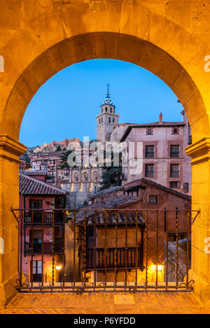 Albarracin, Aragona, Spagna Foto Stock