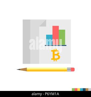 Ledger vettore icona piatta Illustrazione Vettoriale