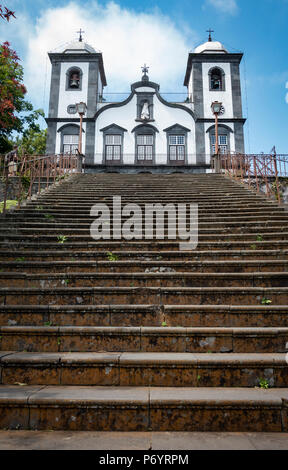 Igreja de Nossa Senhora do Monte- la Nostra Signora del Monte chiesa in Madeira, Portogallo. Foto Stock