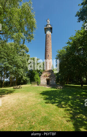 Monumento a Sir Roland Hill Hawkstone Park Weston-sotto-Redcastle Shrewsbury Shropshire West Midlands England Regno Unito Foto Stock