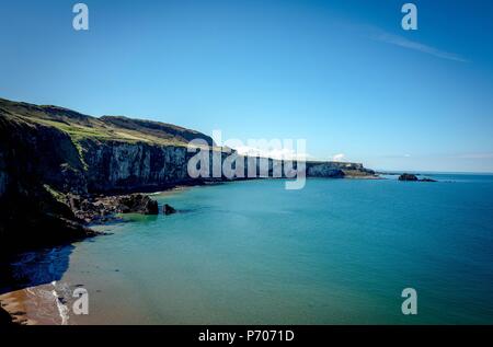 21/06/2018. Irlanda del Nord, Regno Unito. Il Giants Causeway in Irlanda del Nord.Foto di Andrew Parsons/ Parsons Media Ltd Foto Stock