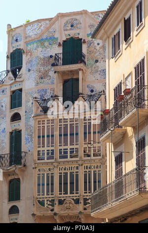 Isole Baleari Spagna, Mallorca, Palma de Mallorca, Placa Mayor Foto Stock