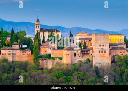 Spagna, Andalusia provincia di Granada, Granada, Alhambra Palace Foto Stock