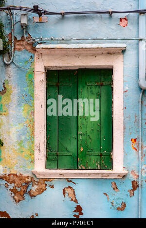 Burano, Venezia Italia, prese durante la primavera. Foto Stock