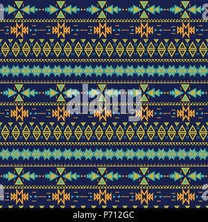 Vector Seamless Pattern tribali Illustrazione Vettoriale