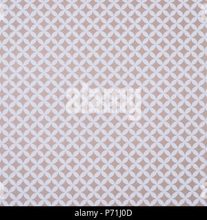 Rosa design wrapper marrone con losanghe pattern Foto Stock