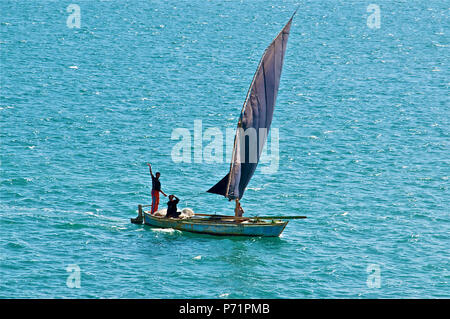 I pescatori Canale di Suez Foto Stock