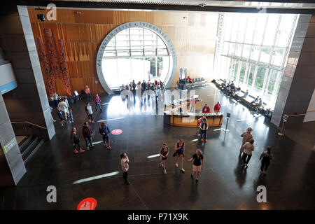 Foto di Tim Cuff - 26 Aprile 2018 - Te Papa, Wellington, Nuova Zelanda Foto Stock