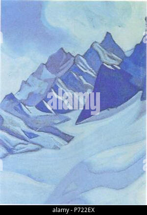 Il lavoro di Nicholas Roerich . prima di 1947 18 Glacier.jpg!PinterestLarge Foto Stock