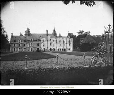 27 Château d'Escorpain Eure-et-Loir Francia par Gustave William Lemaire 1900-1920 Foto Stock