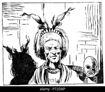 Slovenščina: Ilustracija Jožeta Beranka za slikanico Josipa Podmilšaka Žalost in veselje, Slovenski dom 1941 . 1941 7 BeranekZV400 Foto Stock