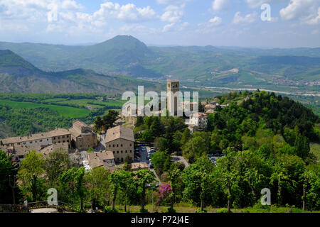 San Leo, Provincia Rimini, Emilia Romagna, Italia, Europa Foto Stock