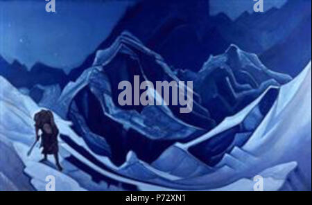 Il lavoro di Nicholas Roerich . prima di 1947 18 Guru-kambala-1940.jpg!PinterestLarge Foto Stock