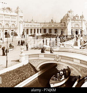La raffinata arte Palace, franco-britannique mostra al White City di Londra nel 1908 Foto Stock