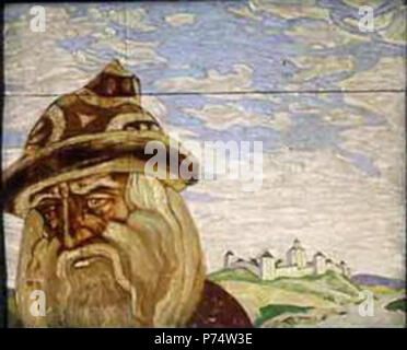 Il lavoro di Nicholas Roerich . prima di 1947 38 il troncaggio-secolo.jpg!PinterestLarge Foto Stock