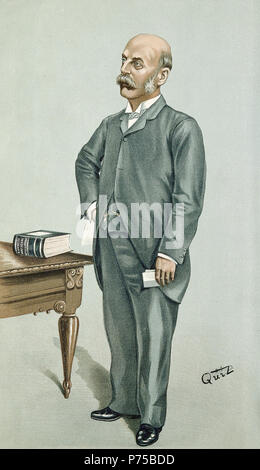 La caricatura di Sir Henry Charles Burdett KCB (1847-1920). Leggere la didascalia "ospedali". 1898 21 Henry Charles Burdett Vanity Fair 14 Luglio 1898 Foto Stock