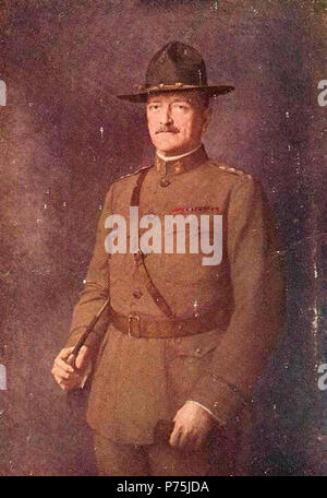 Ritratto di John J. Pershing dal pittore francese Léon Hornecker (1864-1924), olio su tela, 1903 . 1903 155 Leon Hornecker-John-J.-Pershing Foto Stock