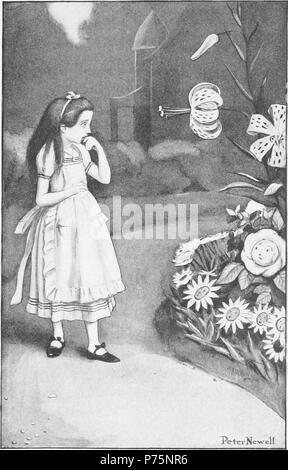 178 Peter Newell - attraverso lo specchio e quello che Alice vi trovarono 1902 - Pagina 24 Foto Stock