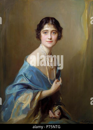 178 Philip de László - Elisabetta Angela Marguerite Bowes-Lyon 1925 Foto Stock