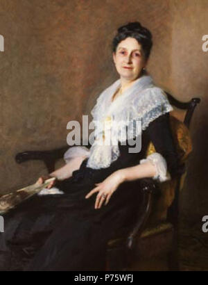 . Elizabeth Allen Marquand . Inglese: Ritratto di Elizabeth Allen Marquand . 1887 148 John Singer Sargent, Elizabeth Allen Marquand, 1887. Olio su tela, 169 x 107 cm. Princeton University Art Museum Foto Stock
