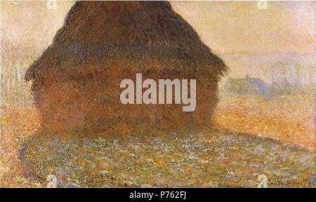. Meule au soleil dal 1890 fino al 1891 189 1288 Poss Grainstack nella luce del sole, 1891, Meule au soleil, olio su tela, 60 x 100 cm, Zurigo, Kunsthaus di Zurigo Foto Stock