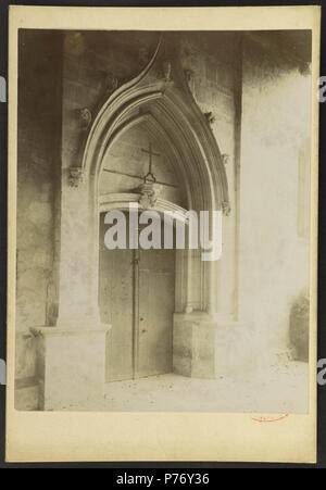 235 Église Sainte-Croix de Loupiac-de-la-Réole - J-Un Brutails - Université Bordeaux Montaigne - 1099 Foto Stock