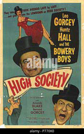 Inglese: poster per il film 1956 High Society . Aprile 1955 2 HighSociety1955 Foto Stock