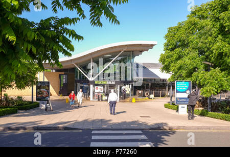 Welcome Break Autostrada Oxford Servizi su M40 Oxfordshire UK Foto Stock