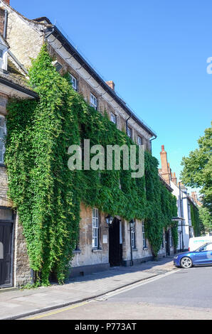 The Bear Hotel in piccoli Oxfordshire città di Woodstock . Woodstock è una storica cittadina appena a nord di Oxford. Foto Stock