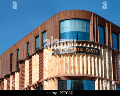 Victoria Gate moderno centro commerciale in Leeds West Yorkshire Inghilterra Foto Stock