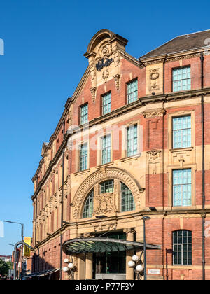 Malmaison hotel boutique nella ex Leeds City tranvie ufficio in Swinegate Leeds West Yorkshire Inghilterra Foto Stock