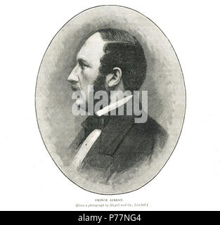 Prince Albert, consorte della regina Victoria Foto Stock