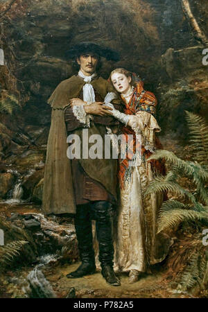 Millais John Everett - la sposa di Lammermoor Foto Stock