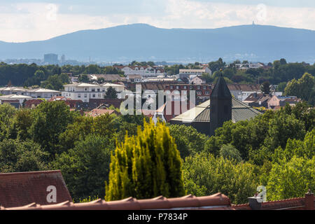 Centro storico di Bad Vilbel Hesse in Germania Foto Stock