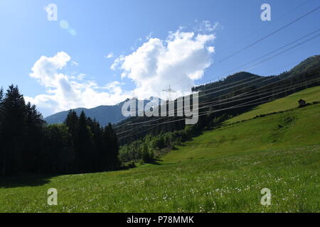 Hohe Tauern bei Niedernsill Salzachtal Kitzsteinhorn Foto Stock