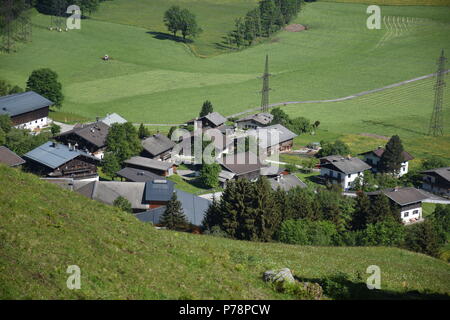Hohe Tauern bei Niedernsill Salzachtal Kitzsteinhorn Foto Stock